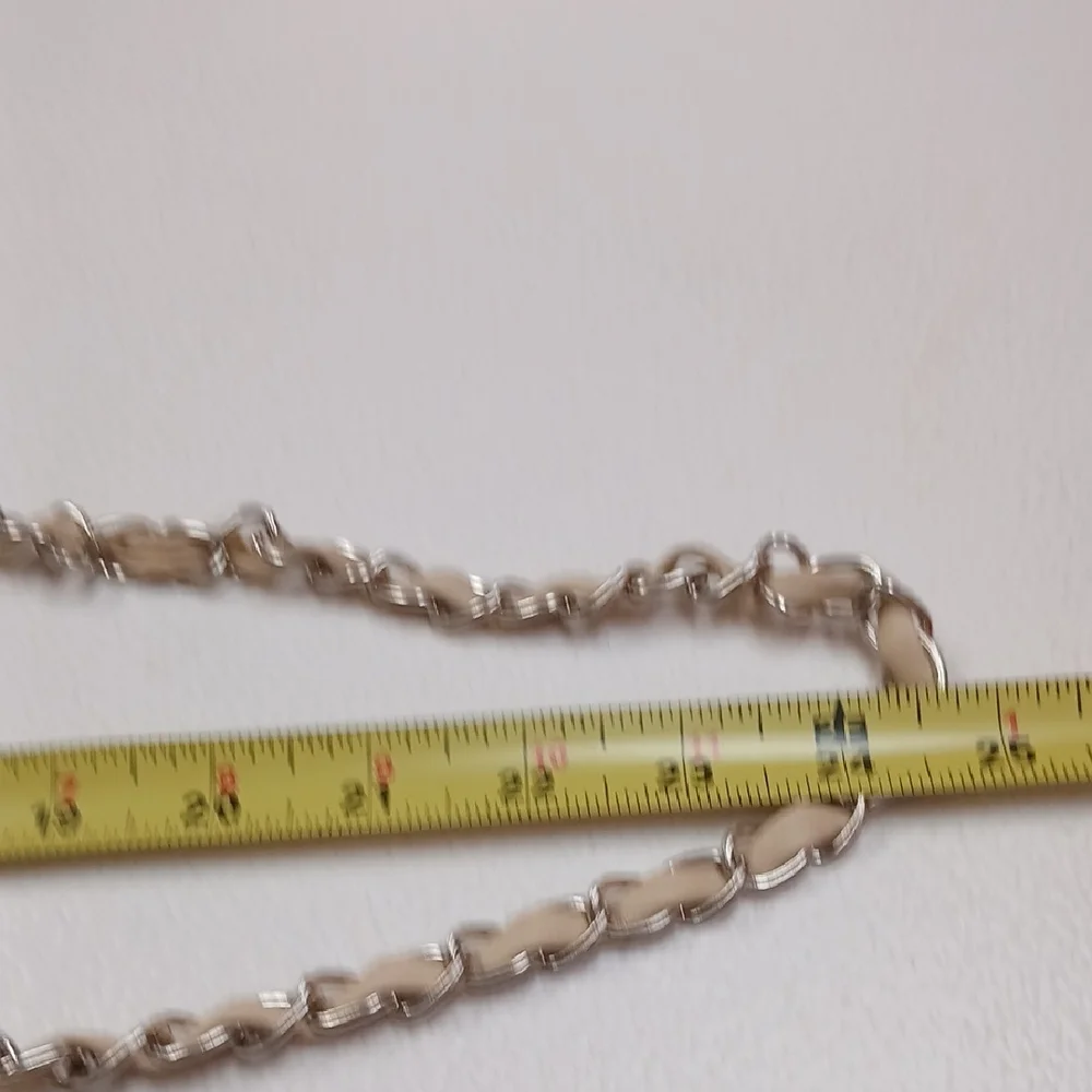 Beige Quilted Crossbody Bag - Picture 4 of 10